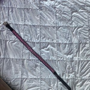 pink and brown VV belt